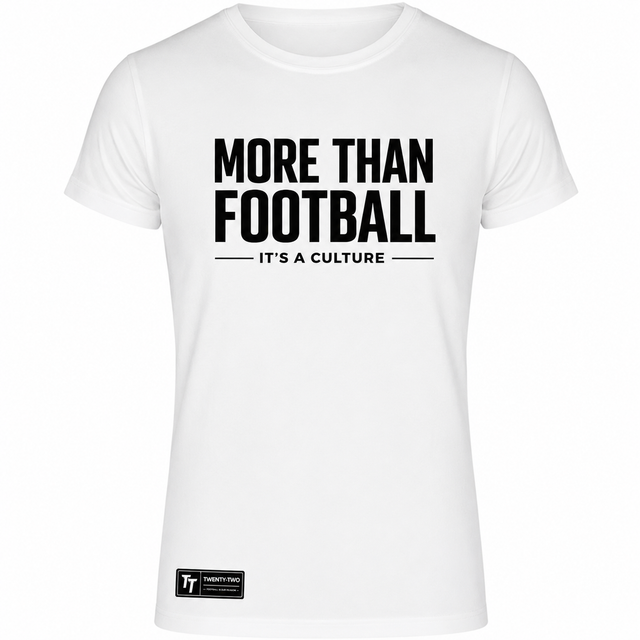 Tričko MORE THAN FOOTBALL biela